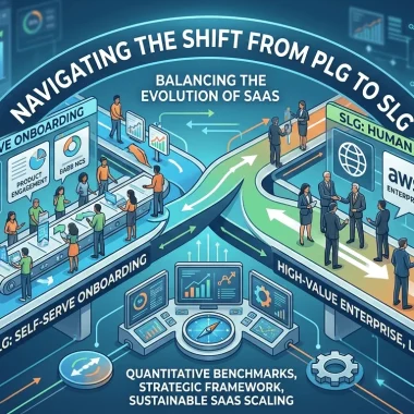 infographic for PLG vs. SLG: Balancing Product-Led Growth with Enterprise Sales Motion